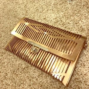 Gold Art Deco clutch