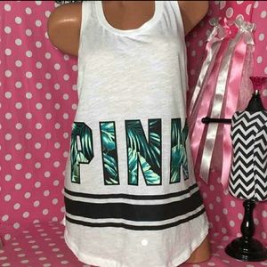 Tropical pink tank