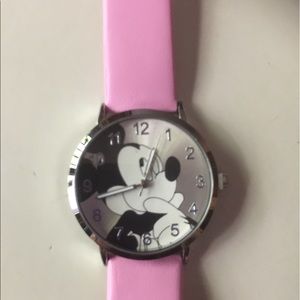 Brand New! Mickey Mouse Watch w/ Cute Pink Band
