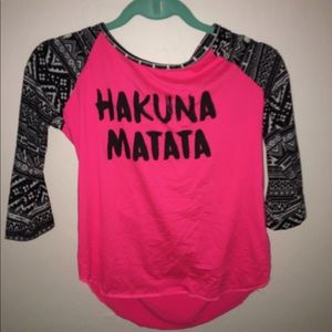 Pink Hakuna Matata Shirt