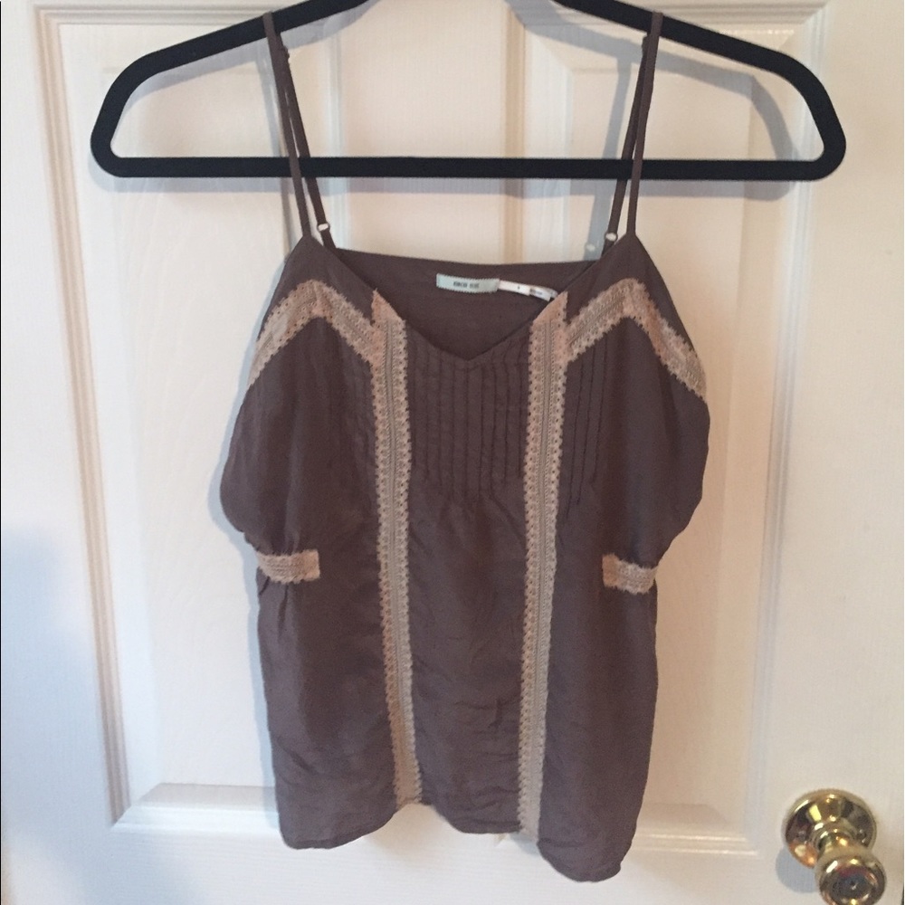 Purple Silk & Lace Camisole