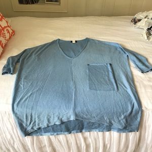 Carolina Blue Boxy Sweater