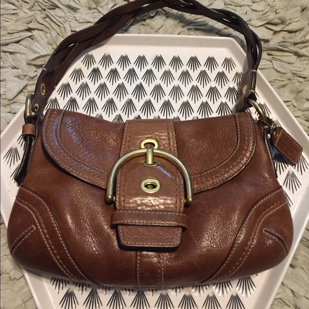 Leather Coach Bag
