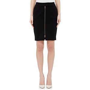 L'agence corine zip front skirt in black