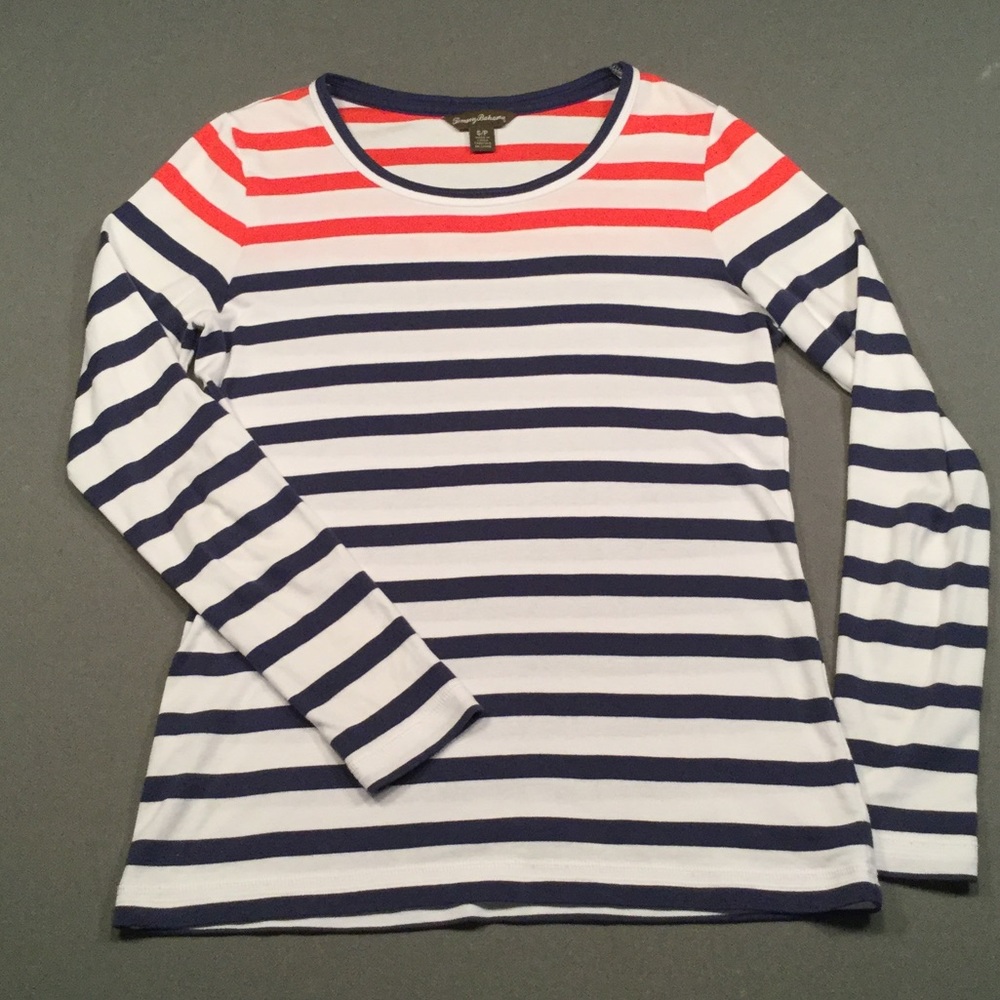 Striped Tommy Bahama lightweight top
