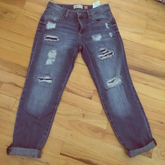 Garage Denim - Garage Vintage Heritage 75 Boyfriend/Ripped Jeans