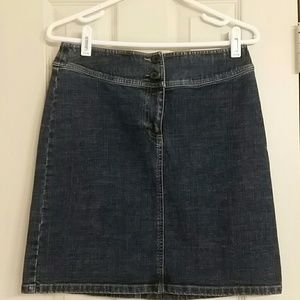 Ann Taylor denim jean pencil skirt size 4