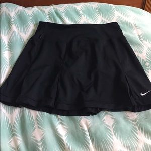 High waisted black Nike skort