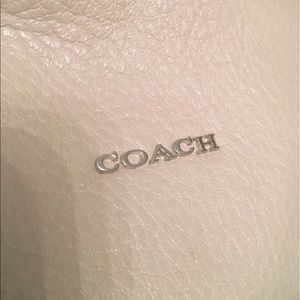 COACH Beige Phoebe Madison Large Shoulder Bag