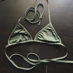 AA Olive Bikini Top