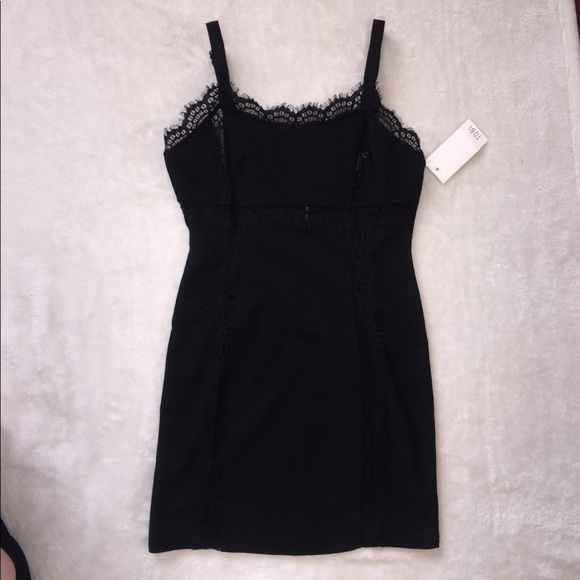 Was $45 ⬇️ Tobi black tight lace mini dress - Picture 2 of 8