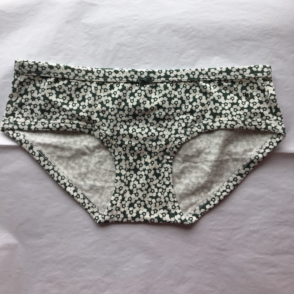 aerie boybrief green floral