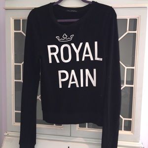 Wild fox "royal pain" sweater