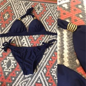 Navy Blue Vizcaya Bikini