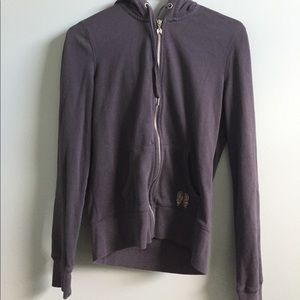 VS gray and gold full zip hoodie