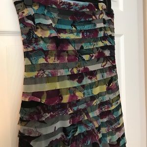 BCBG MaxAzria floor length evening gown