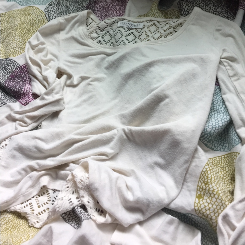 cream, see through back