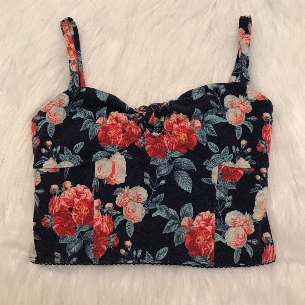 Floral crop top
