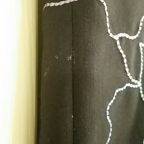 Ann Taylor 2 petite skirt w/ multicolor embroidery - Picture 5 of 6