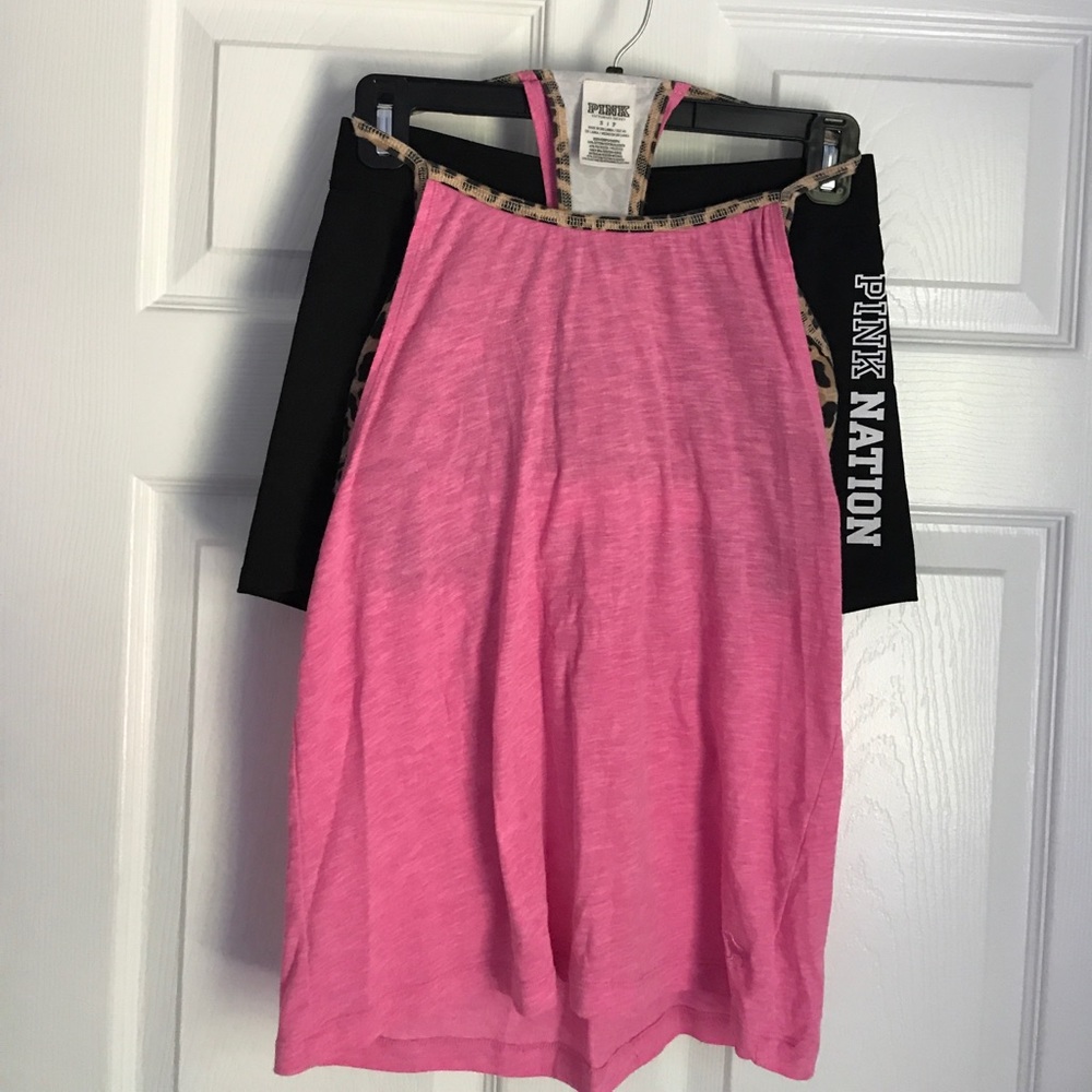 Victoria's Secret PINK tank top and shorts