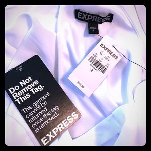 Express BRAND NEW white cocktail dress with tags!