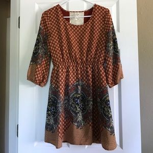 Pink Owl Boho/Country Dress