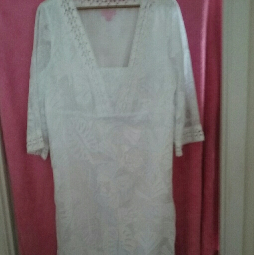 White cotton sheath