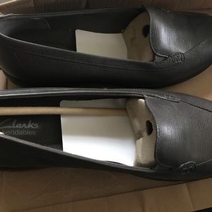 Women's Clarks Grey Loafers