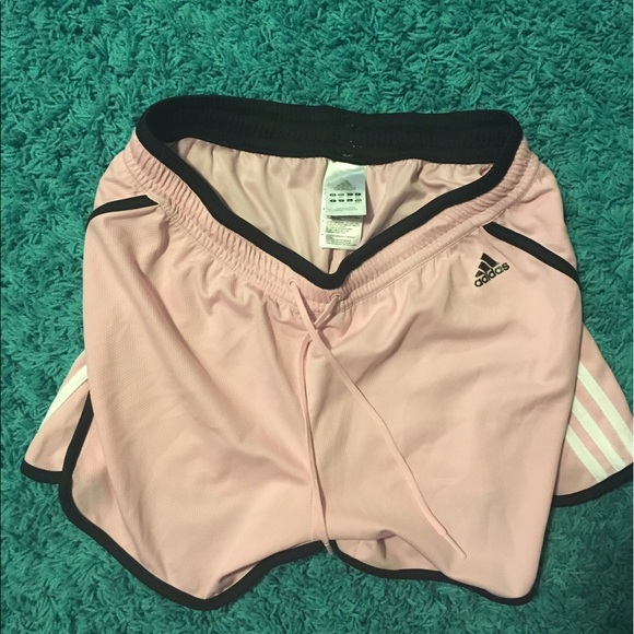 Light Pink Adidas Running Shorts - Picture 3 of 3