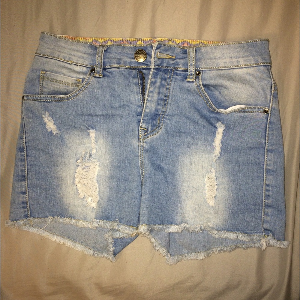Denim blvd jean shorts