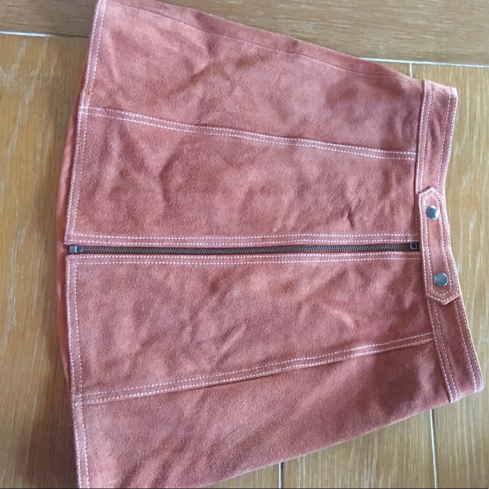 Top Shop suede skirt