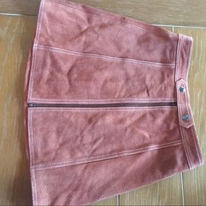 Top Shop suede skirt
