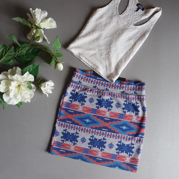 Tribal Pencil Skirt - Picture 1 of 4