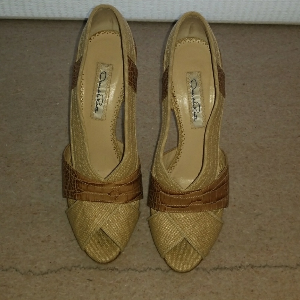 Oscar de la Renta heels