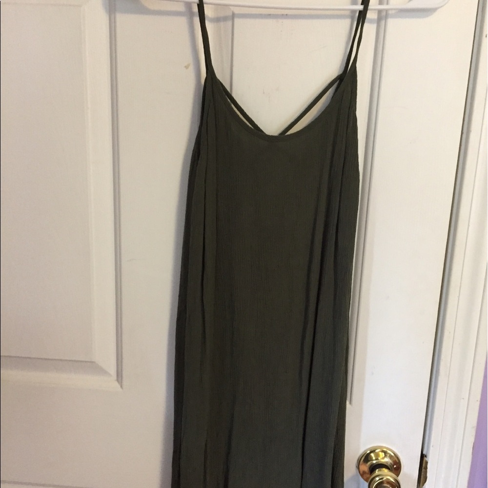 Olive dress F21
