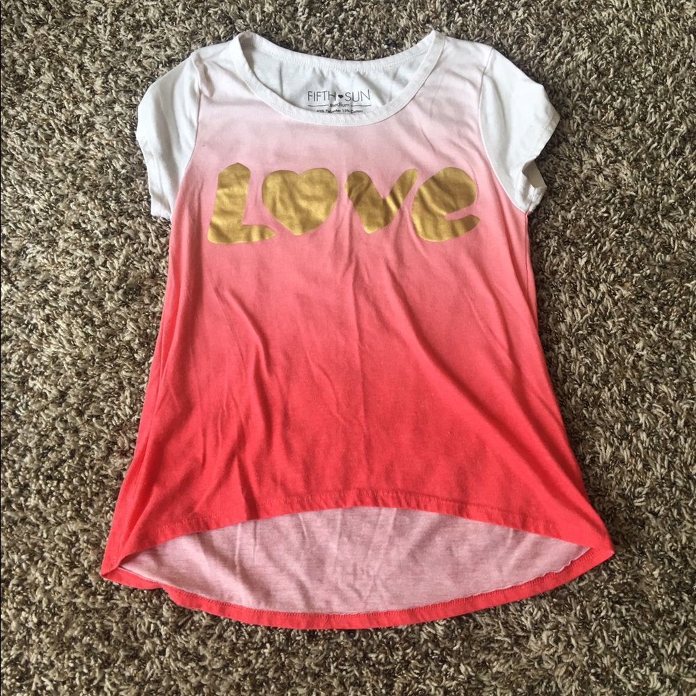 Cute girls high low top