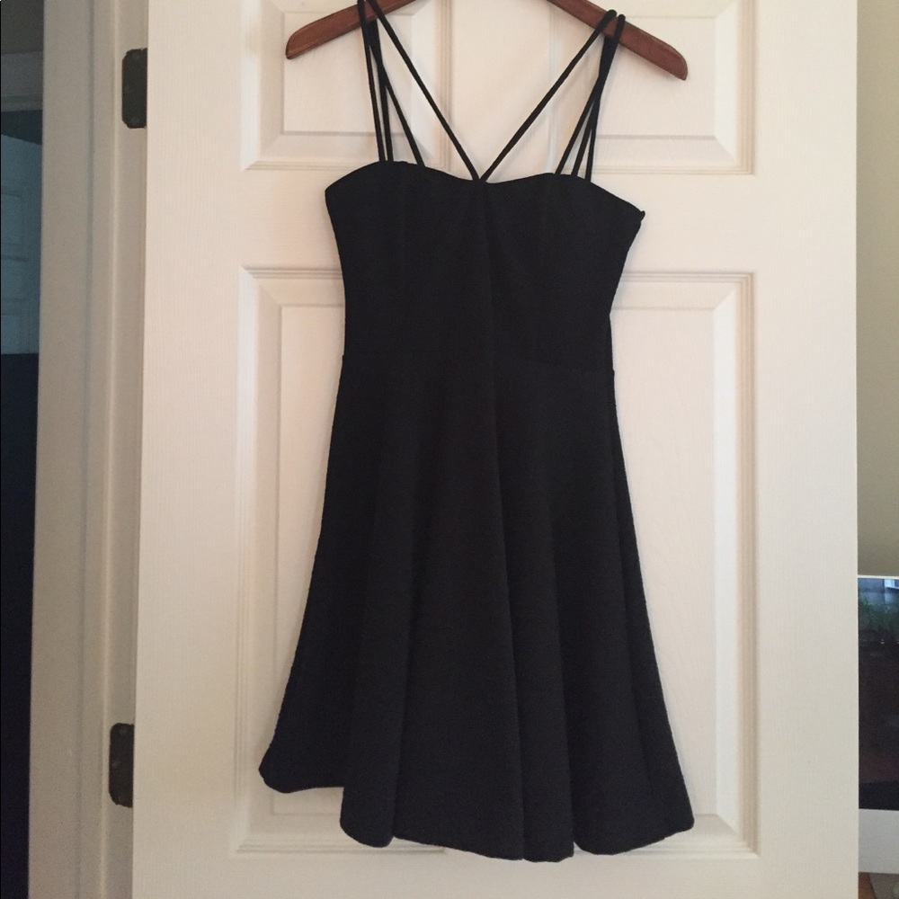 Black Fit & Flare Cocktail Dress
