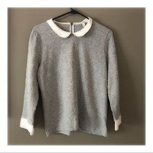 J.Crew Top with Peter Pan Collar