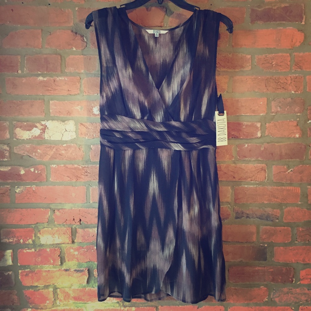 Black and Brown Cocktail Dress
