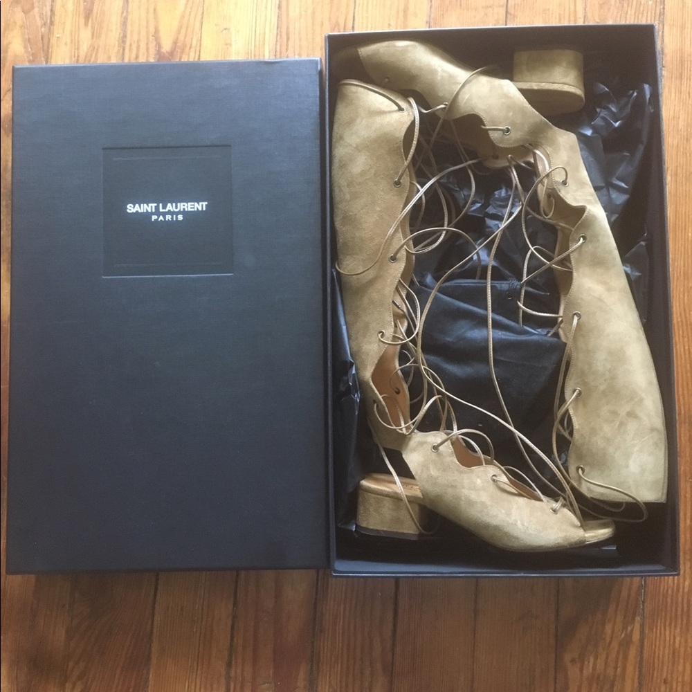 Saint laurent gladiator sandals