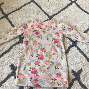 Cute flower sweater dress