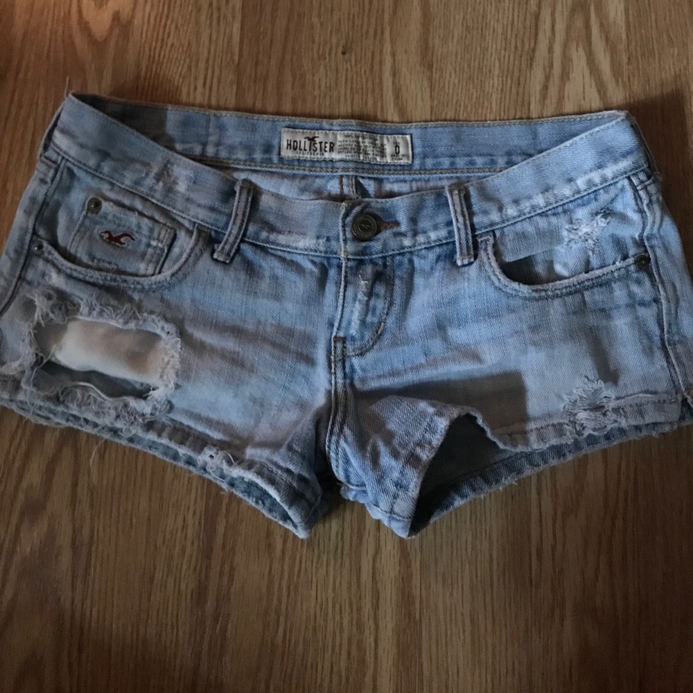 Hollister Distressed Short Shorts