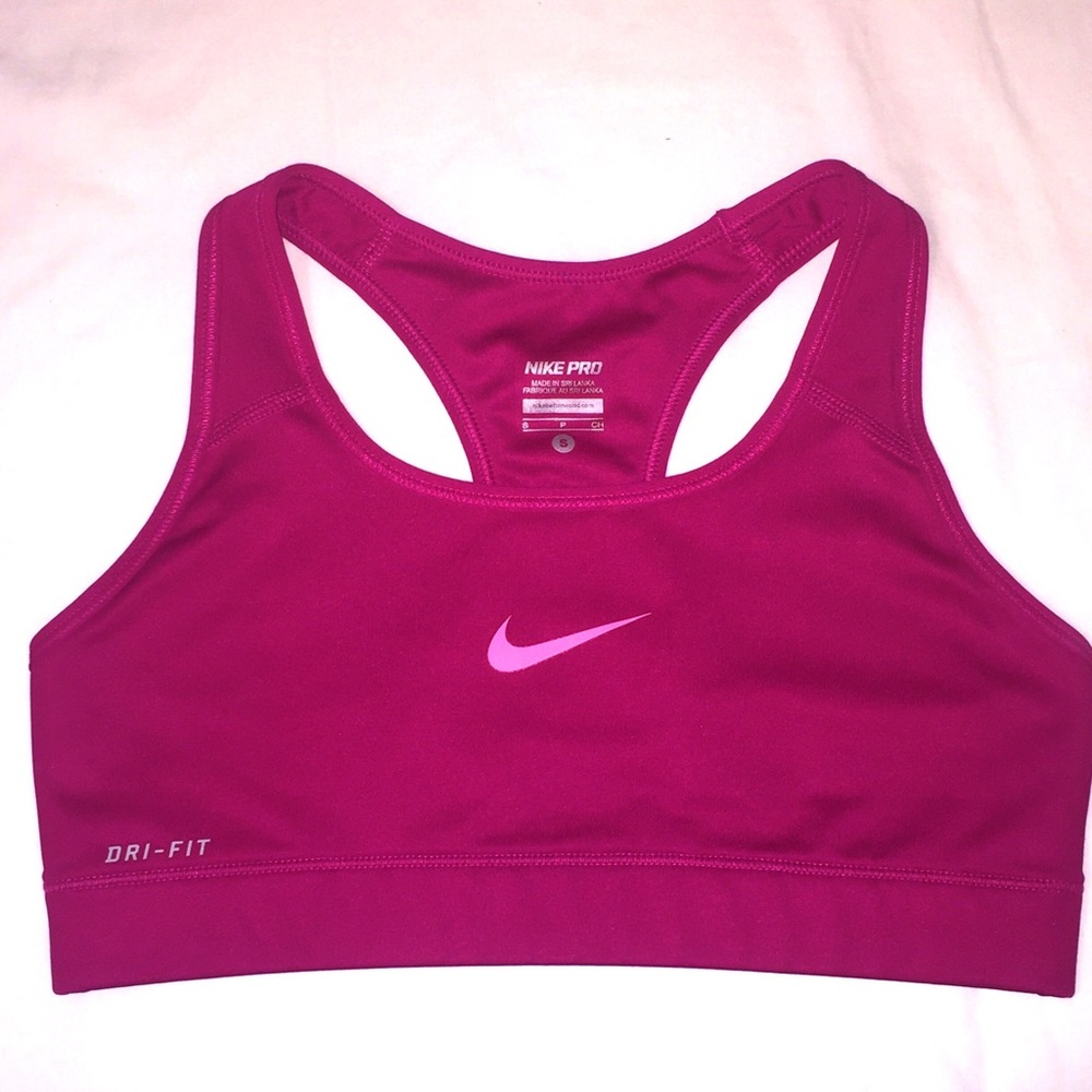 Fuchsia Nike Pro Sport Bra