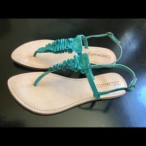 Coconuts by Matisse Naples Turquoise Sandals 10