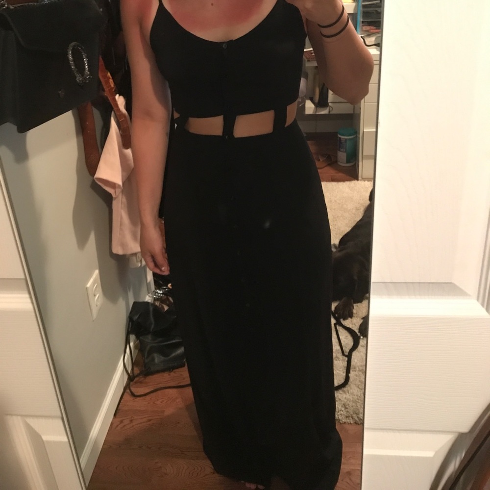 Urban outfitters open cut out long dress