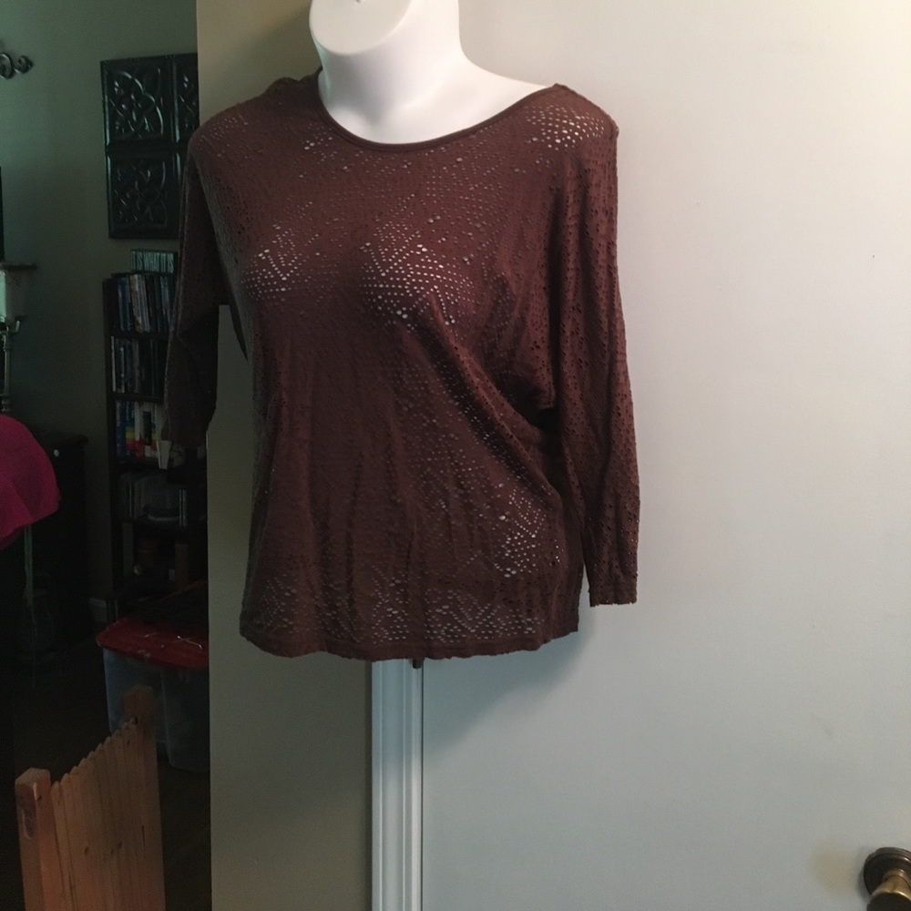 T shirt open weave