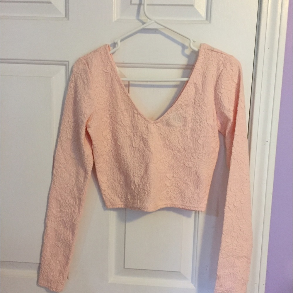 Pink croptop