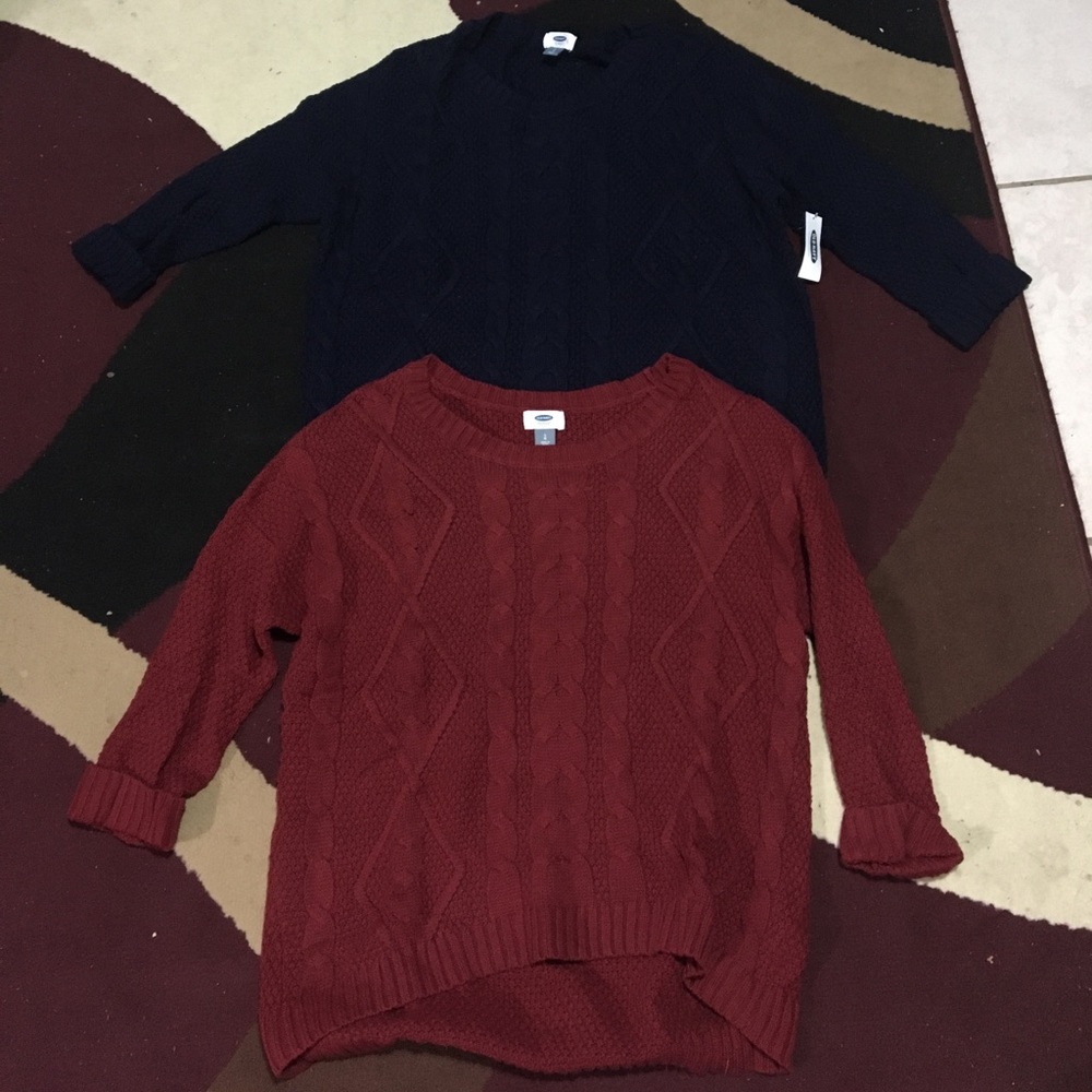 Brand new quilted sweaters
