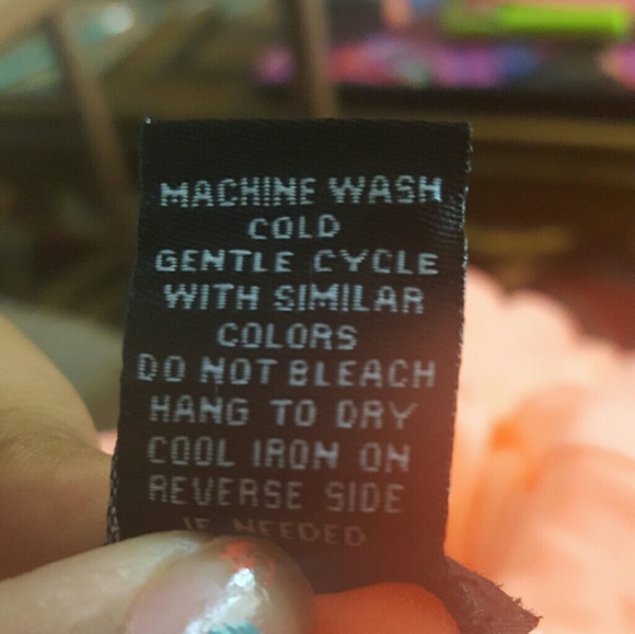 Halfway zip sherbet/peach shirt - Picture 4 of 7