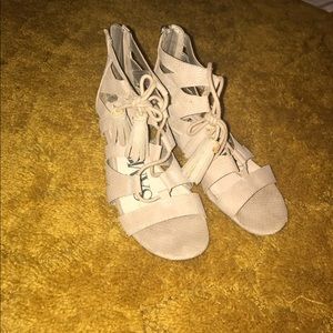 Nude gladiator sandals